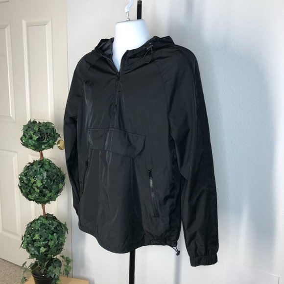 ⛰️Mossimo Pullover Jacket w/ Hood | Black | Medium - Picture 4 of 13